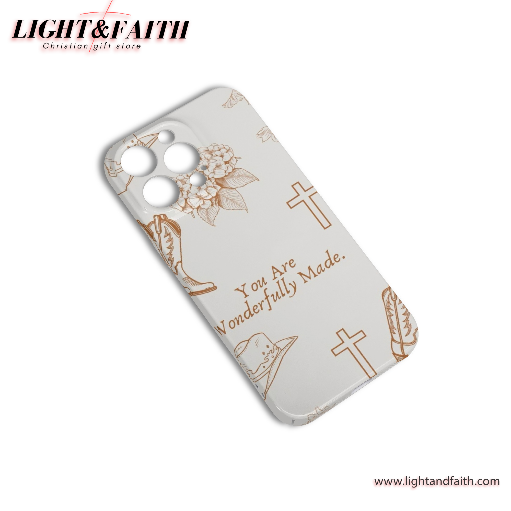 You Are Wonderfully Made Phone Case, Christian Phone Case, Bible Verse Phone Case, Religious Gift, PCLAF26